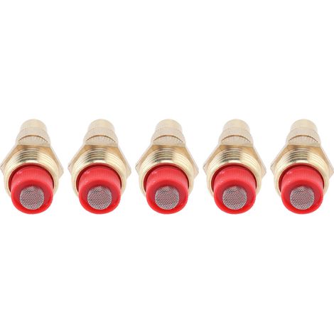 Buse de pulvérisation à hauteur réglable avec filtre, filetage externe 4 points, lot de 5, pour l'irrigation de jardin et de pelouse. (1/5)