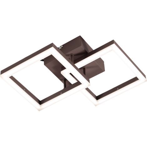 BARD plafonnier LED moderne 21W Corten 3394-28-361 Fabas Luce