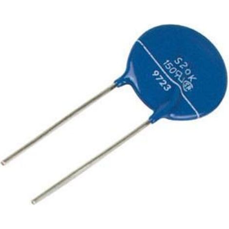 Varistor - 50 Vca 65 Vcc - Pas 10 mm - Diamètre 22 5 mm - Hauteur 48 5 mm - Énergie 38 J - Pack de 5 (1/2)