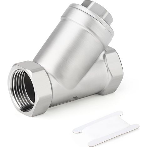 1PCS 304 Acier inoxydable 1/4" BSP Femelle WYE Filtre en Y Filtre à mailles CF8 WOG (1/5)