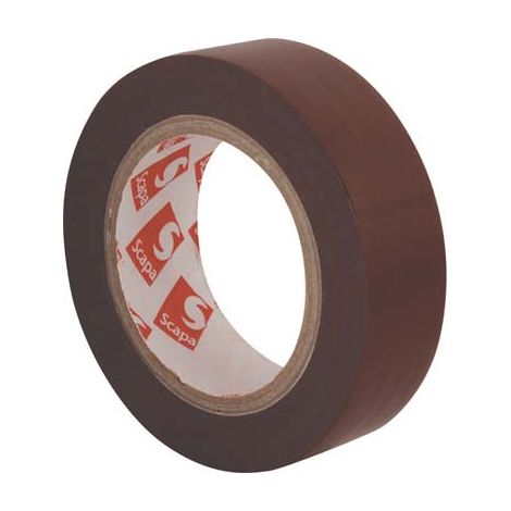 NASTRO PVC ISOLANTE SCAPA MARRONE MM 15 ML 10