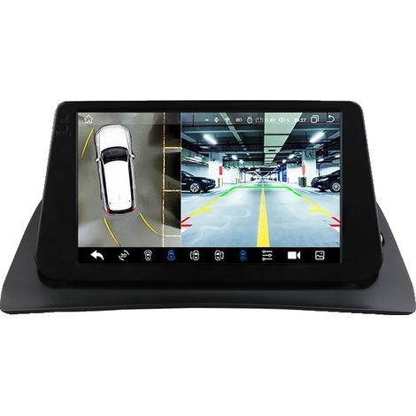 Carplay, écran de 9 pouces, GPS intégré, compatible avec Renault Kangoo 2009-2018, S8 avec caméra 360 (1/2)