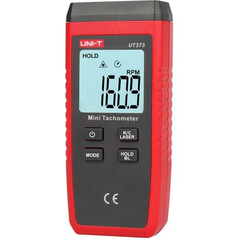 Tachymètre Laser Numérique LCD Affichage sans Contact Tachymètre RPM Vitesse Mesure Compteur Odomètre avec Rétroéclairage(UNI-T UT373)Lefou (1/5)