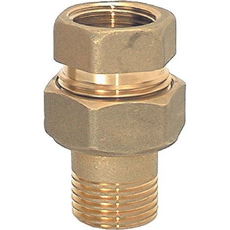Gerade Messingverschraubung 3/4" MF - Idrhaus