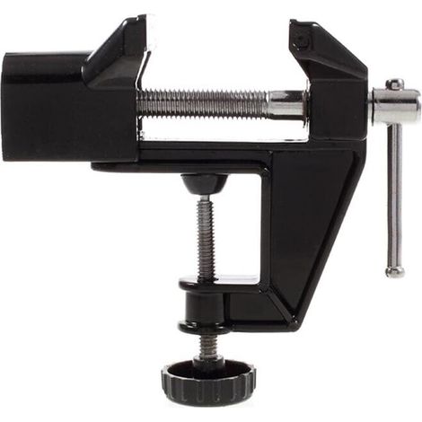 Morsa Da Banco 50 Mm Morsetto Girevole Base Fissa Da Tavolo (1/4)