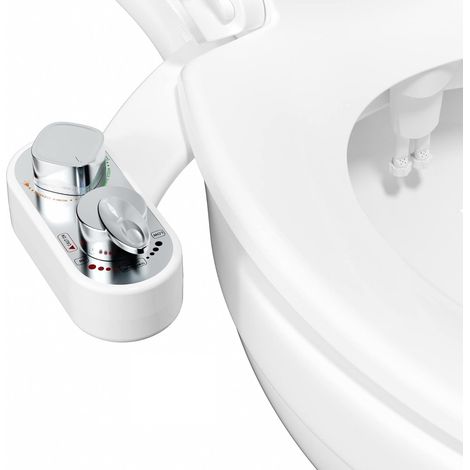 Bidet-Duschset für Toiletten, Warm- und Kaltwassergerät zur Befestigung am Toilettensitz, nicht-elektrischer Frischwassersprüher für Bidets (1/5)