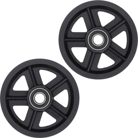 Schiebetürrolle, amerikanische Scheunentorbeschläge, Schiebetür, Scheunentor, hängende Rolle, Schienenschiene, Rolle aus Kohlenstoffstahl, A (1/4)