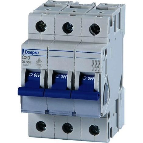 Interruptor Doepke dls 6h c16-3 6kA 3 polos