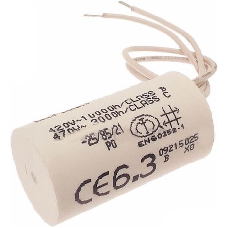 6,3 µf Kondensator mit CAME 119RIR288 Ersatzkabeln