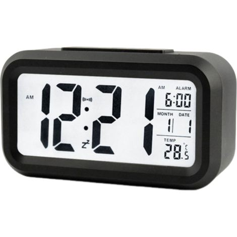 Réveil intelligent avec température, alarme silencieuse et rétroéclairage, horloge électronique créative (1/5)