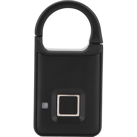 Cadenas antivol portable intelligent USB à empreinte digitale, sans clé, pour valise ou bagage. (1/5)