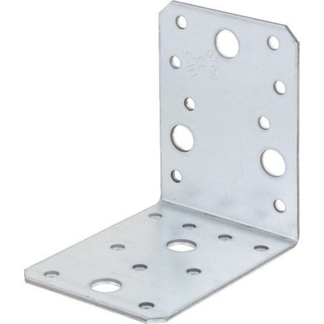 ALBERTS Lot de 6 équerres galvanisé, 90x90x65 mm (1/2)