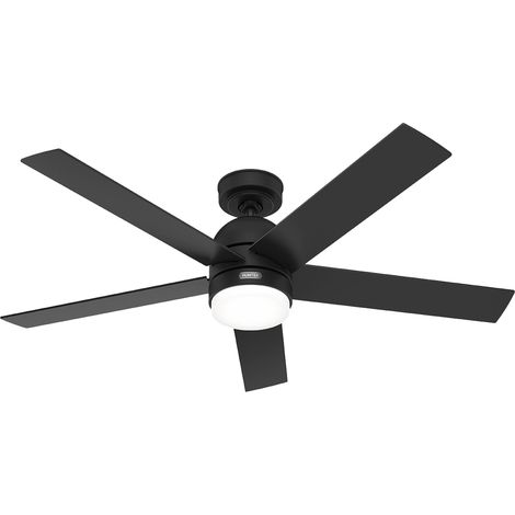 Ceiling Fan Giannis Black with LED Light & Remote