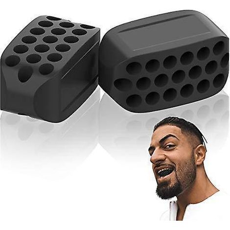 9 Pcs Machoire Musculation, Muscler La Machoire Jawliner Exercice Machoire, Entraneur De Mchoire Pour Hommes Femmes Double Menton Beaut Du Visage (1/5)
