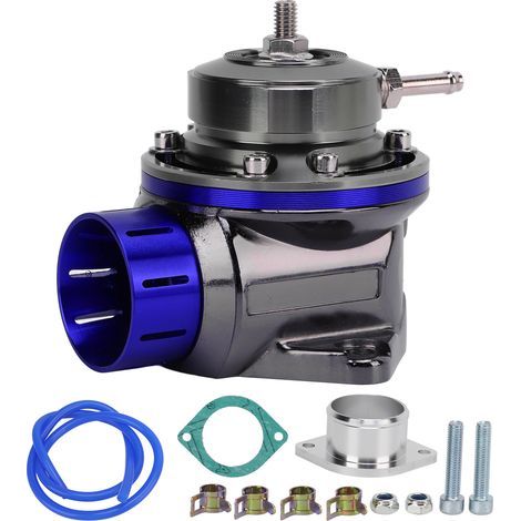 aqxreight SOUPAPE DE SOUFFLAGE TURBO HAUTE PERFORMANCE MODIFICATION UNIVERSELLE POUR DIVERS MODÈLES (BLUE) (1/5)