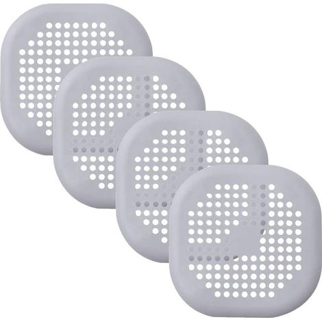 Bonde D'évier - Silicone - Ventouse Intégrée - Pour Cuisine Et Salle De Bain - Lot De 4 (1/5)