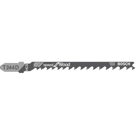 BOSCH HOJA DE SIERRA DE CALAR T 244 D SPEED FOR WOOD