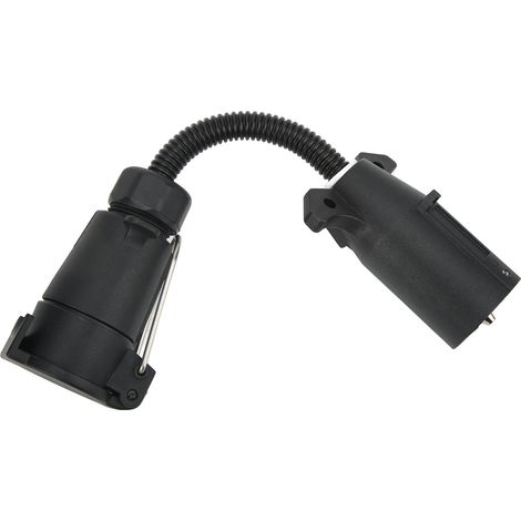 Adaptateur de prise de remorque ronde à 7 broches, connecteur de câblage, accessoires de conversion d'alimentation pour camping-cars et camions (1/5)