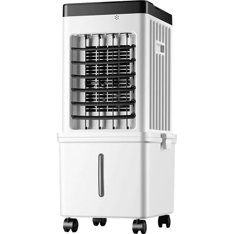 Rafraîchisseur d’air évaporatif portable pliable avec grande capacité 15L – Ventilateur refroidisseur d’air 3 vitesses, système de refroidissement à eau, faible bruit, Glacières à moindre coût 1 pièce (1/5)