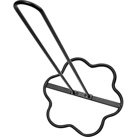 Porte-papier toilette vertical en fer noir pour comptoir (1/5)