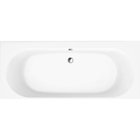 Villeroy & Boch – Baignoire rectangulaire 2 places 1800 x 800 mm – Acrylique blanc – Évacuation centrale – Antidérapante A – Confort optimal