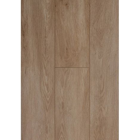 Naturasol – Lame de sol PVC clipsable 1219x183mm – Sous couche acoustique intégrée – Classe 34 pour usage commercial – Aspect parquet chêne Smoked (1/4)