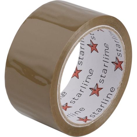 Nastro adesivo per imballaggio a base solvente 48x66 mm  marrone (1/3)