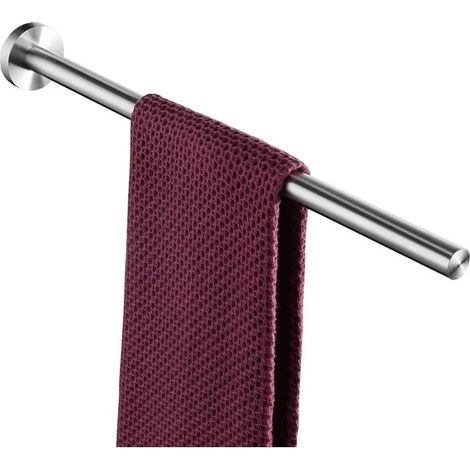 Porte-serviette - KZQ - 40 cm - Acier inoxydable 304 - Montage mural - Design contemporain (1/5)