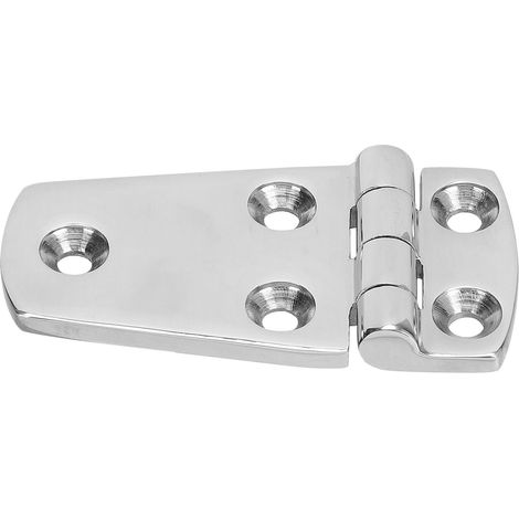 Türscharnier mit 5 Löchern, Edelstahl 316, Universalzubehör 76 x 38 mm für Schrankfenster (1/5)