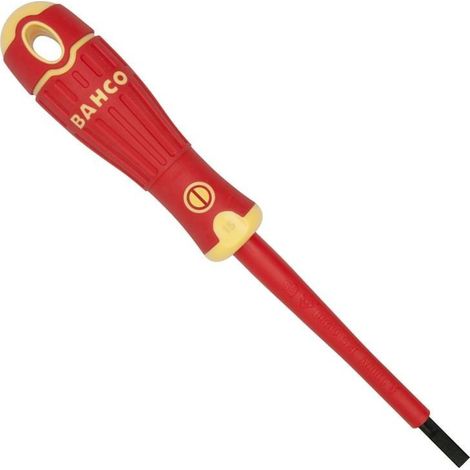 destornillador aislado 1000v bahcofit plano recto modelo 197 varilla pl5.5-125mm