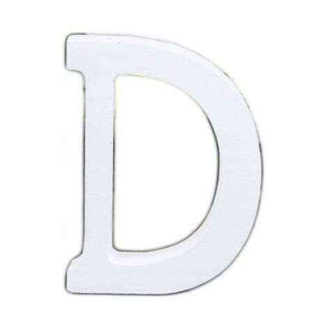 Lettre en bois « D », 16 cm, 1 pc. (1/2)