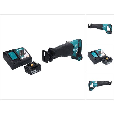 Makita DJR 187 RF1 Akku Reciprosäge Säbelsäge 18 V Brushless + 1x Akku 3,0 Ah + Ladegerät