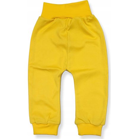 Pants 98 druckfreie Shorts für Kinder vom Hersteller, glattes Gelb (1/5)