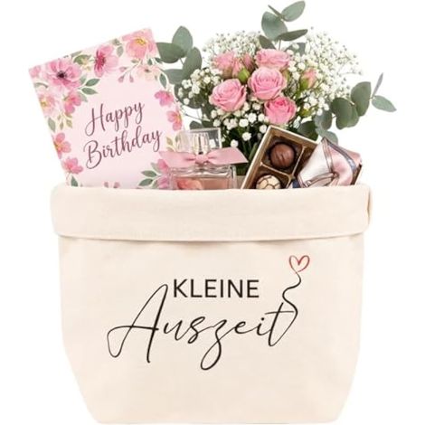 EAAGHK Panier Cadeau Vide à Garnir en Coton et Lin, Sac Cadeau Anniversaire 20x29x11 cm, Paniers Cadeaux à Offrir Beige, Corbeille de Présentation en Tissu, pour Rangement Courses Réunion Anniversaire (1/5)