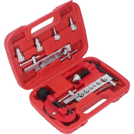 Kit d'outils d'évasement de 3 à 19 mm, coupe-tubes en acier au chrome-vanadium, kit d'outils d'évasement pour la réparation de réfrigérateurs et la métallurgie (1/5)
