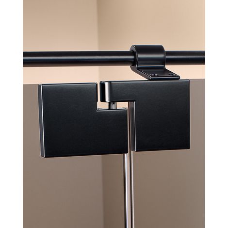 Avito Vario Drehtür m.2 Fixteile 1500mm, links, Glas H1, cenit-chrom