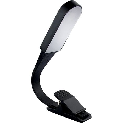 WOONEKY Lampe à Intensité Variable Tactile Noire avec Clip, Cou (1/5)