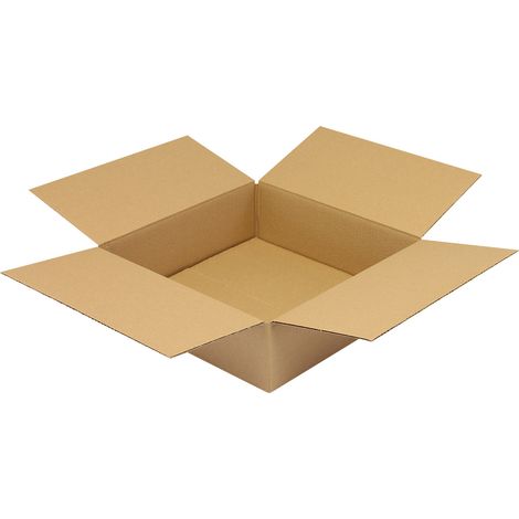 Faltkarton 1-wellig Maße 400x330x220mm Qualität 1.30 C braun braun (1/2)