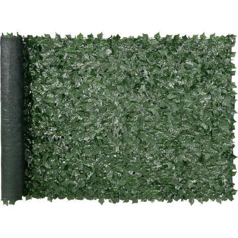 Brise-vue en lierre, écran mural artificiel avec filet renforcé pour jardin, cour, balcon (1/5)