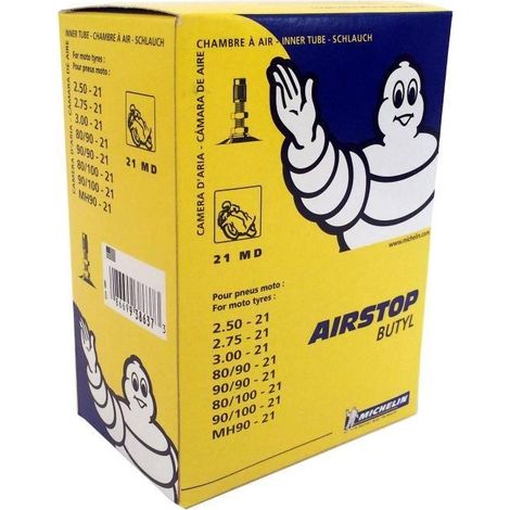 Chambre à air Michelin 21 MD 2.50-21 2.75-21 3.00-21 300x21 80/100-21 90/90-21