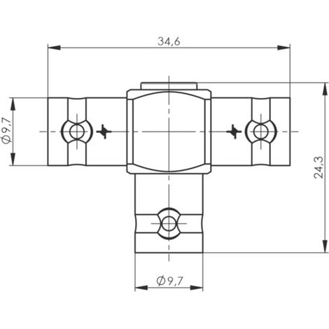 Telegärtner 100023606 100023606 Connettore BNC Presa 75 Ω 1 pz.