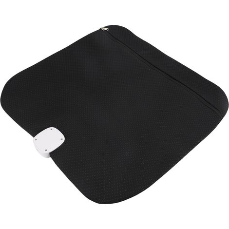 Coussin Siège Voiture Ventilé Universel 4 Ventilateurs Été 2 Modes USB Rechargeable 3600mAh Maison Bureau Noir Gris (1/2)
