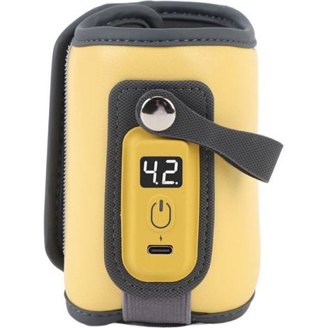 chauffe-lait portable pour bébé Chauffe-lait pour bébé, 5 réglages de electromenager multifonction K1 [Jaune] Cache-sein (1/5)