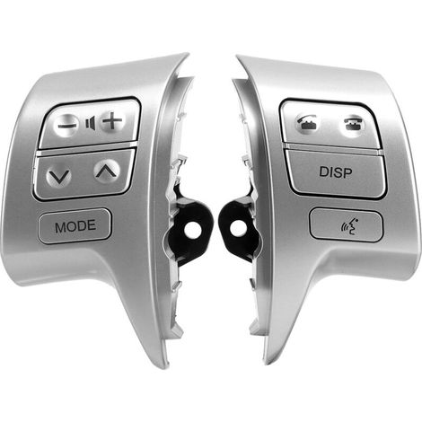 1 Pair of Steering Wheel Buttons Car Multifunction Steering Wheel Button Switch Car Steering Wheel Controller for Corolla 2007-2009. (1/5)