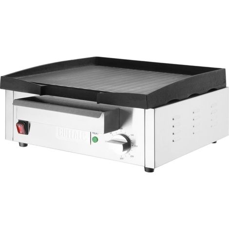 Plancha électrique professionnelle en fonte 1,8kW, 220V - MONO