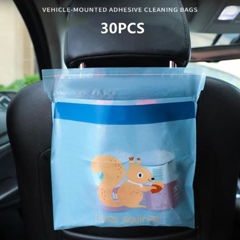Sac poubelle voiture 30pcs sacs jetables pour la maison ou la voiture (1/4)