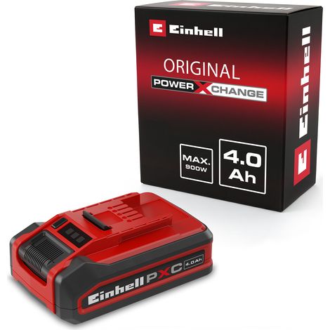 Original Einhell Akku PXC+ 18 V 4,0 Ah (900 W, Power X-Change, Li-Ion, Plus-Technologie, ABS, LED-Anzeige, ohne Ladegerät) (1/10)