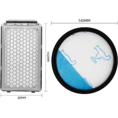 Applicable aux accessoires d'aspirateur Haoyunda Rowenta Filtre écran RO3715RO3795RO3798 Hypa filtre coton 1 PC (1/4)