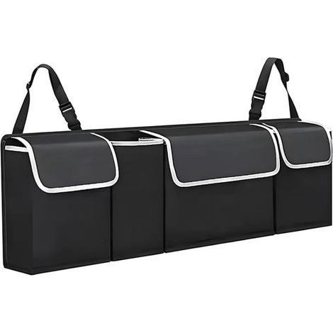 Organizador de maletero，bolsa de almacenamiento，bolsa para maletero，organizador de coche，bolsa para coche con velcro，resistente al agua (1/5)