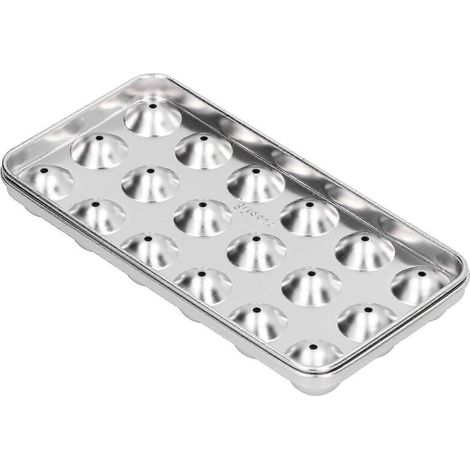 Stainless steel ice cube tray with lid - Summer kitchen utensils - AquaForge (1/5)